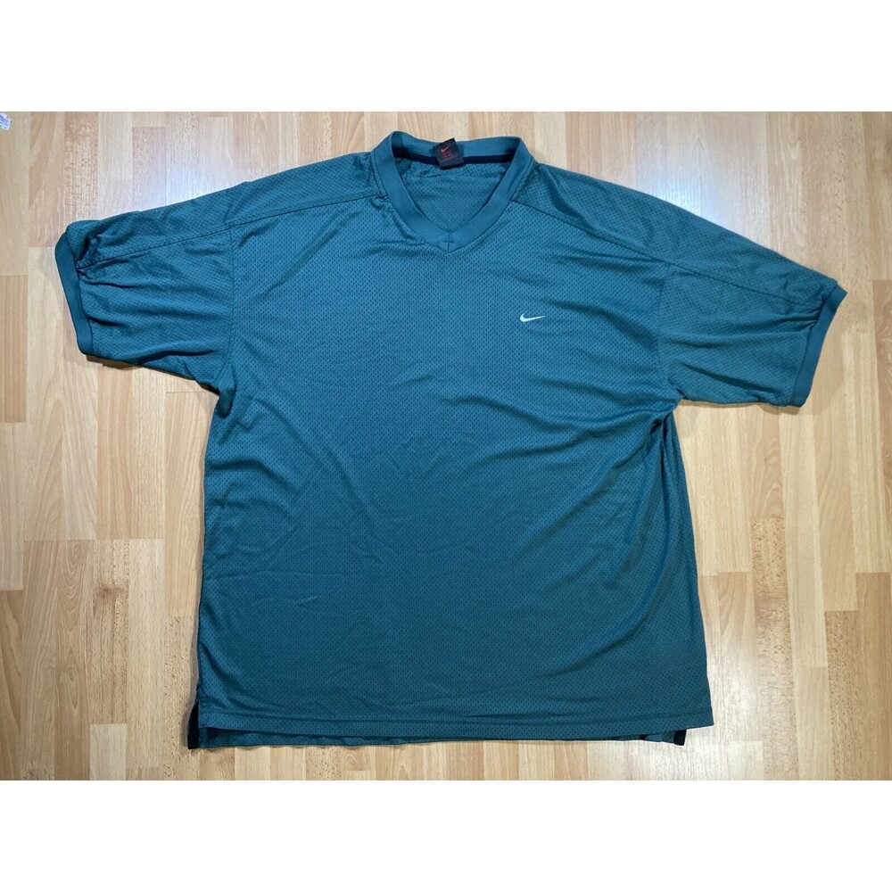 NIKE V-Neck Jersey (Men’s Size XXL) • Vintage 90s • Short Sleeve Shirt • EUC - Picture 1 of 4